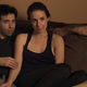 Sophia Takal (right) and Alex Karpovsky (left) in the film Supporting Characters.